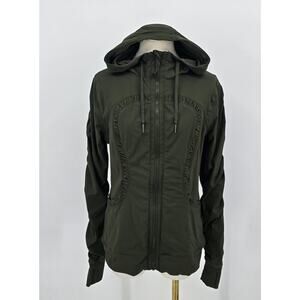 Lululemon Dance Studio Jacket III – Dark Olive – Size 10